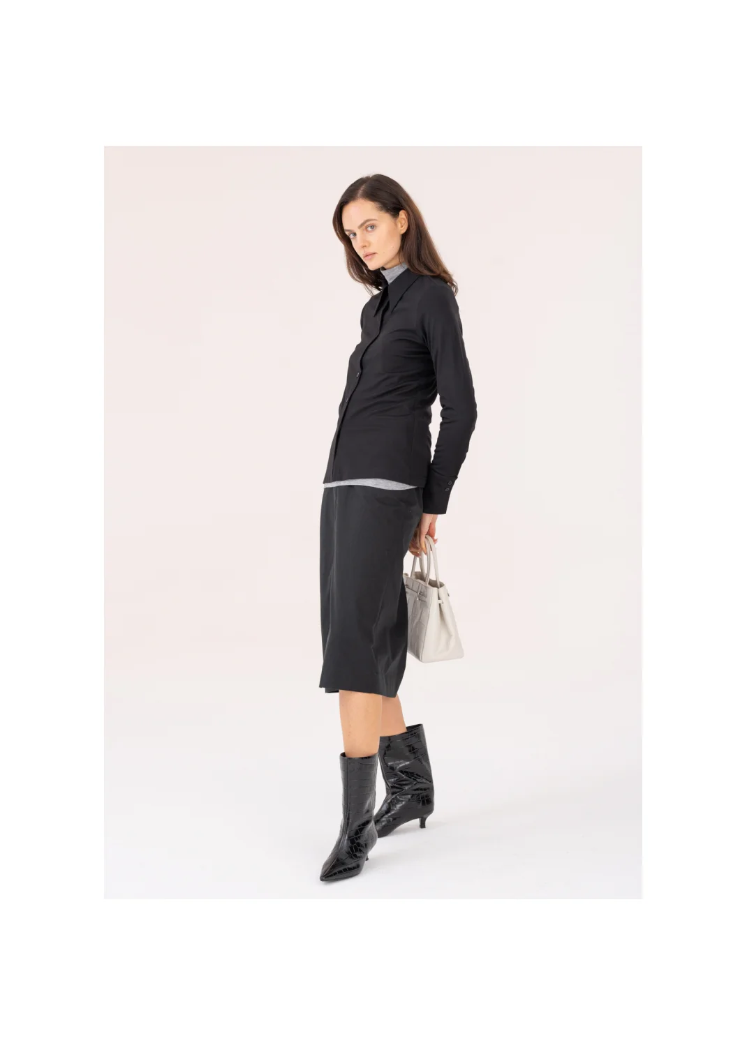 NERINE black shirt  - 209958