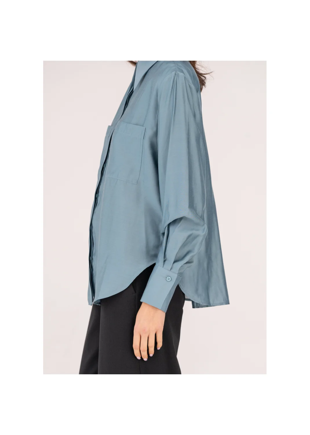 DUSK turquoise shirt - 209953