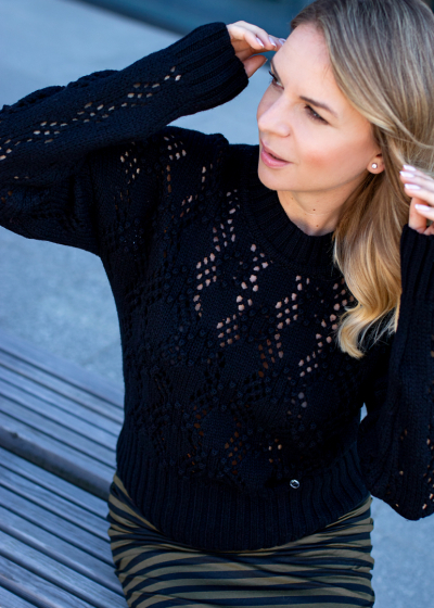 Sweter MILET czarny