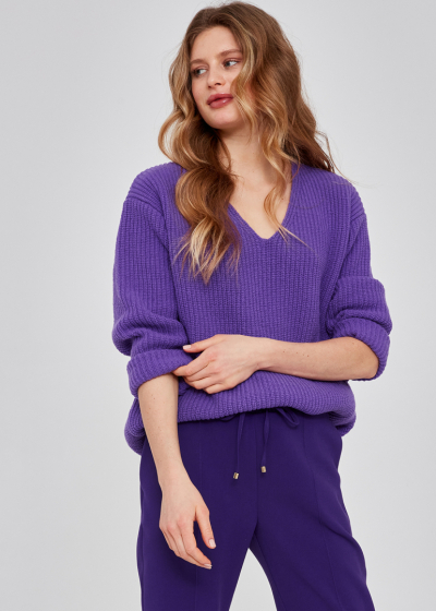 Sweter CLOE fioletowy