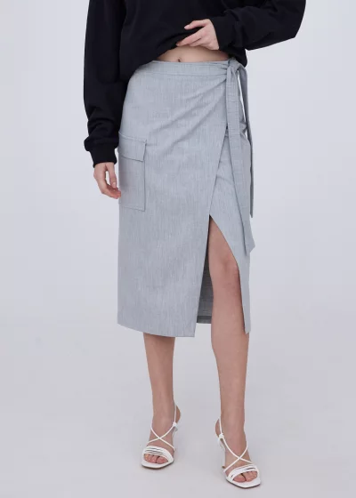 Skirt ALPI grey melange 