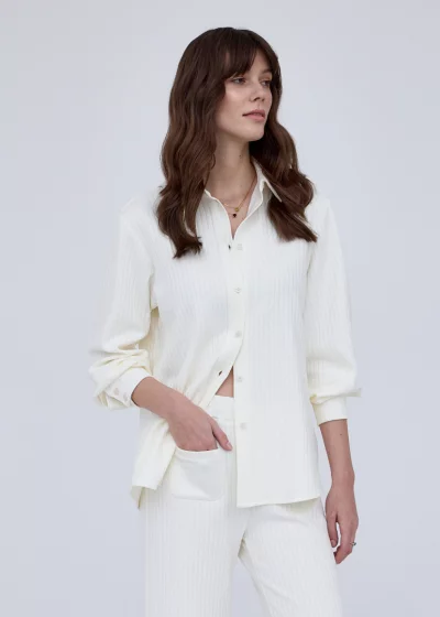 ANSELMA Cream Shirt