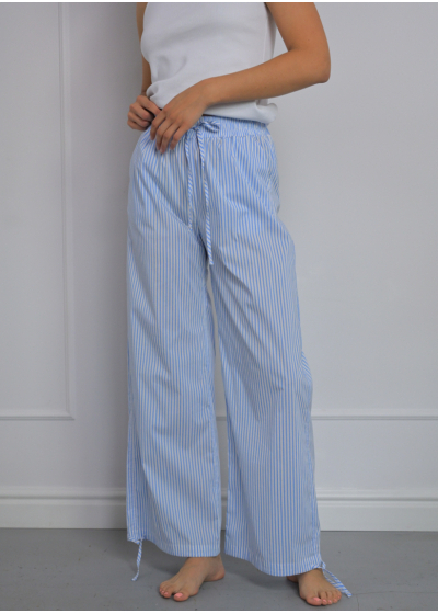 Trousers WENDY blue striped 