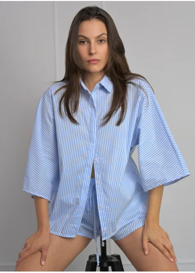 Blouse HANNAH blue striped