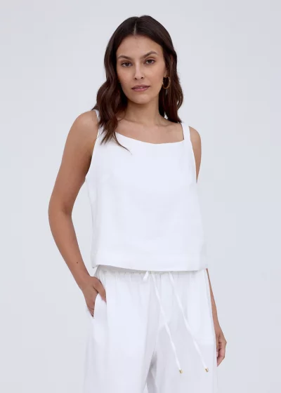 Top OLIVIA linen