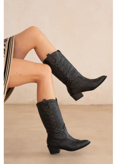 Cowboy boots DOLLY black