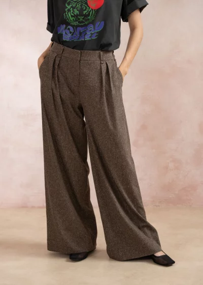 Trousers MUSCARI brown wool