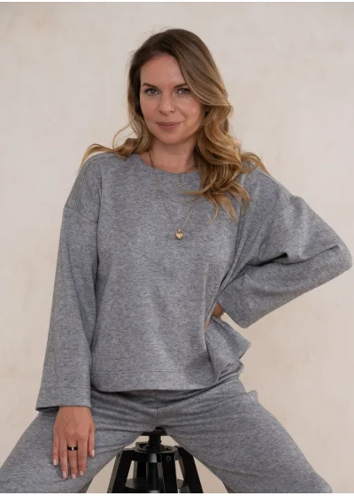 Sweatshirt DANIELLA szary