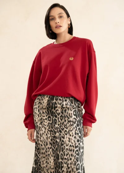 Sweatshirt MARION burgundy