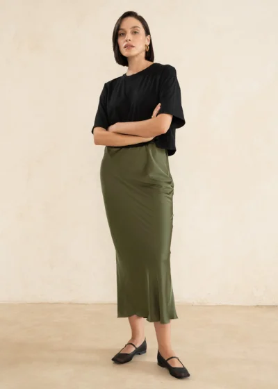 Skirt CLYDE olive 