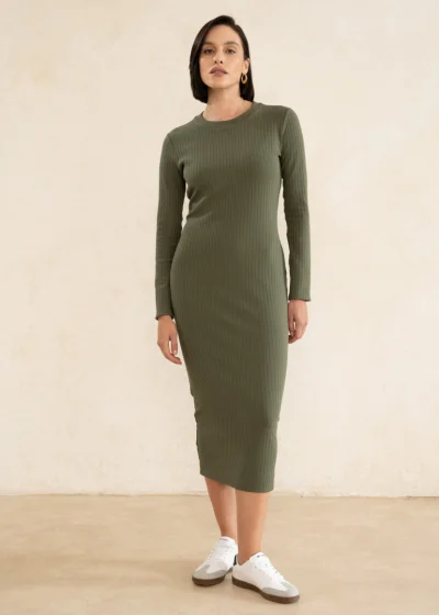 Dress FLORA green