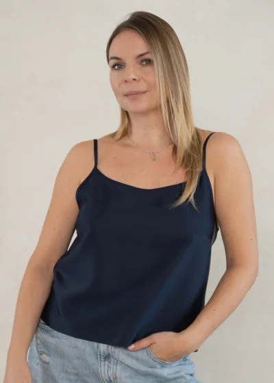 Top CECYLIA navy