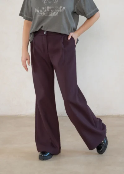 Trousers FORDEPIA burgundy