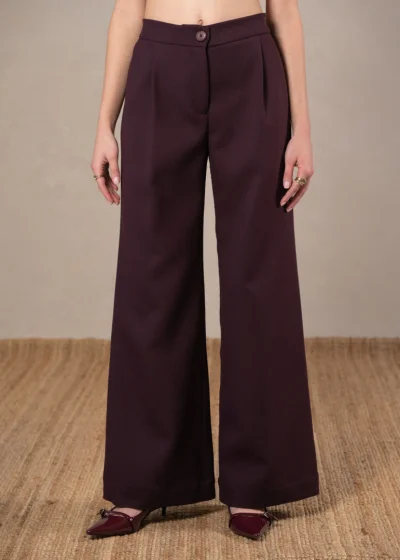 Trousers FORDEPIA burgundy