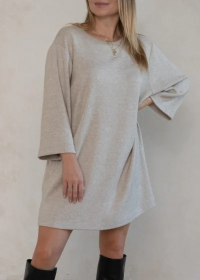 Tunic DANIELLA beige wool