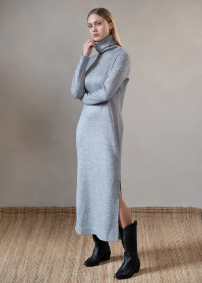 Dress FLORENCJA wool gray