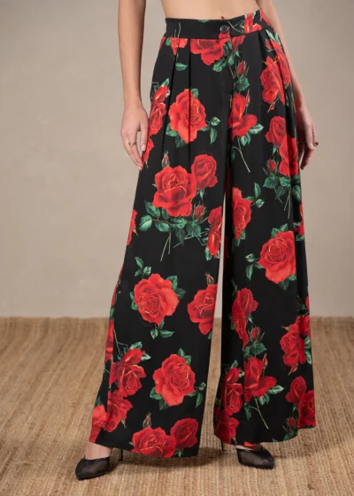 Trousers ROSE roses