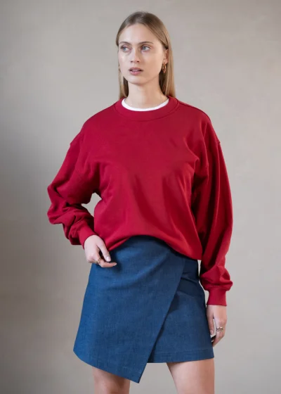 Sweatshirt MARION burgundy