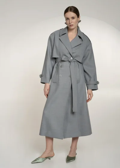 Trench coat VALENCIA gray