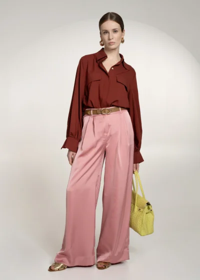 Trousers BLUSH cream pink