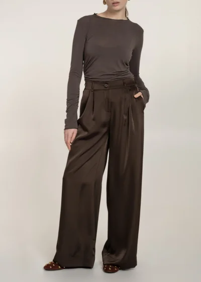 Trousers BLUSH chocolate