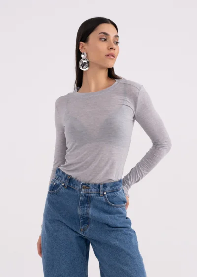 Longsleeve BEGONIA gray