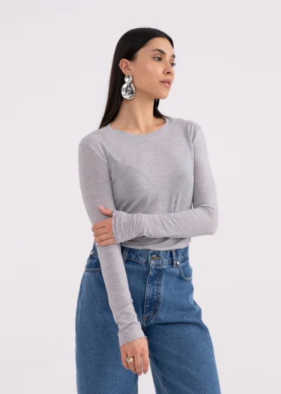 Longsleeve BEGONIA gray
