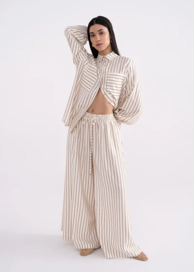 Trousers INES striped