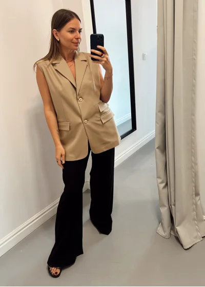 Vest ROHIRA beige