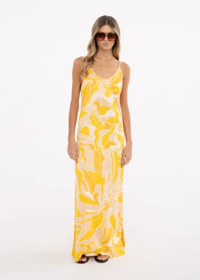 Dress CELIA yellow