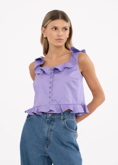 Blouse CORTINA purple