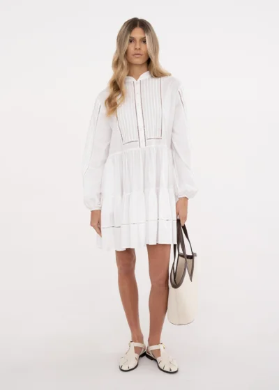 Dress FLORES white