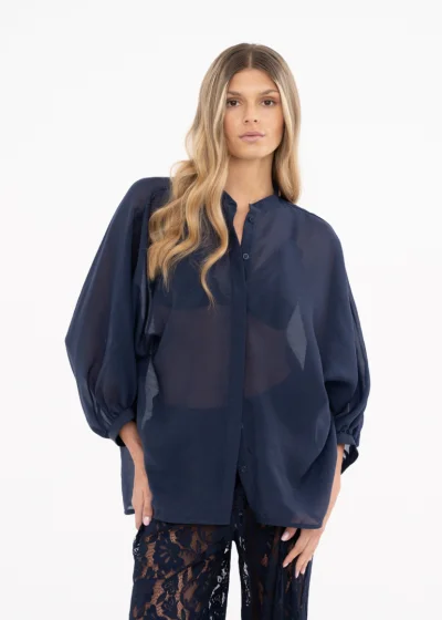 Blouse MELEN navy blue