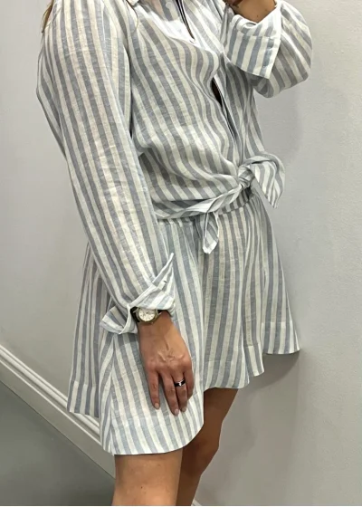 Shorts RUE striped linen