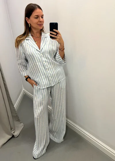 Shirt CRETE striped linen
