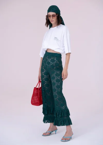 Trousers VERBENA lace