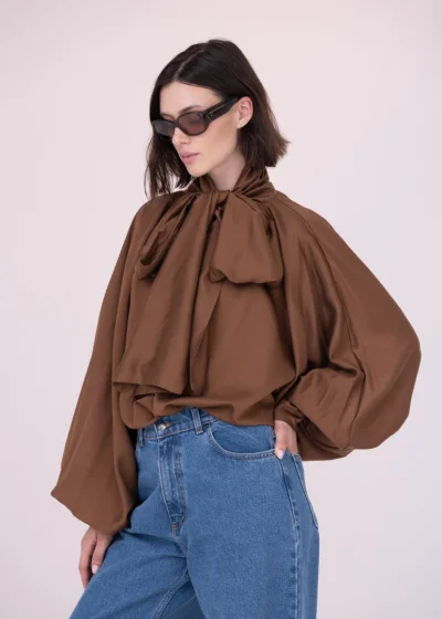 BLOUSE IRISMA brown