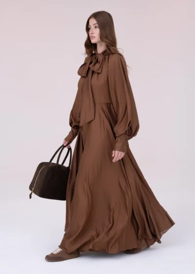 Dress NEMESIA brown