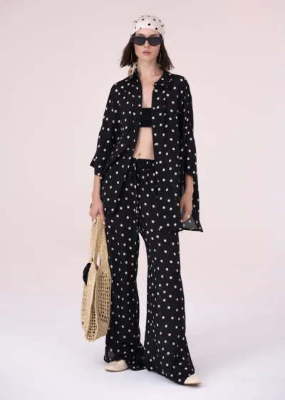 Shirt MOON polka dot