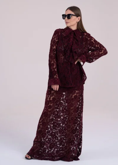 Shirt GRACE burgundy