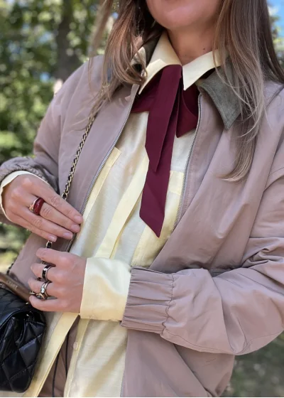 Sash ARALIA burgundy 