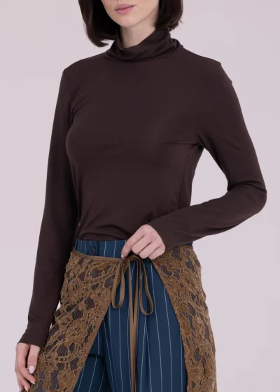 Turtleneck DAISY brown