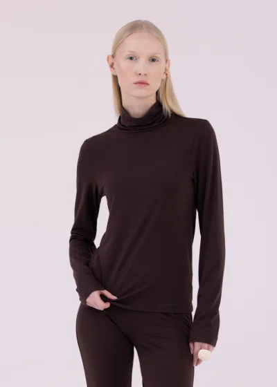Turtleneck DAISY brown