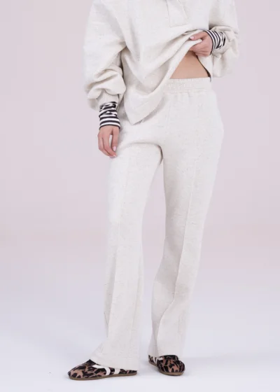 Trousers CARRY beige melange