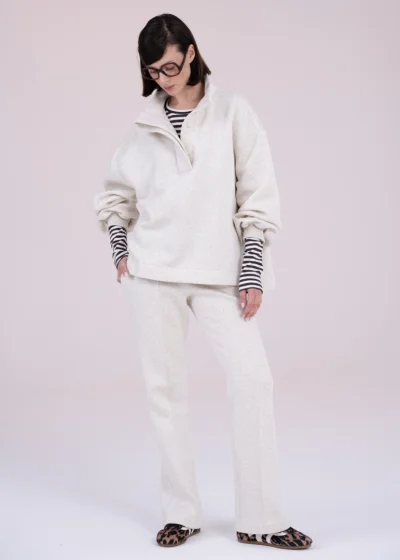 Sweatshirt MORAINE beige melange