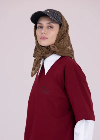 Scarf GRACE brown