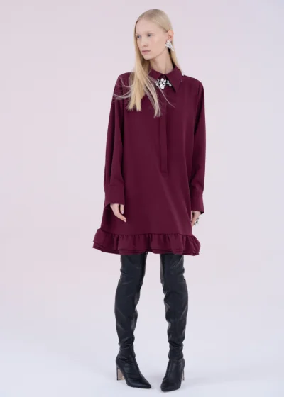Dress PRIMMA burgundy