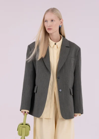 ENDLESS jacket herringbone