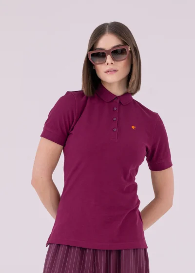 MISTY merlot polo shirt
