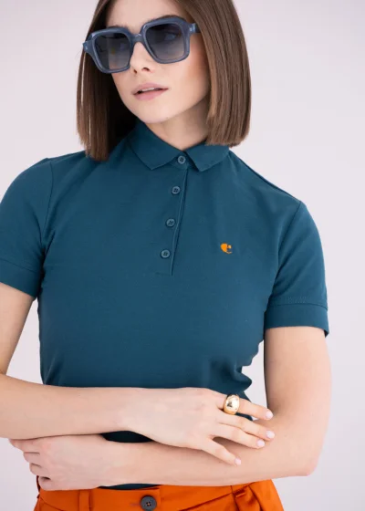 MISTY petrol polo shirt